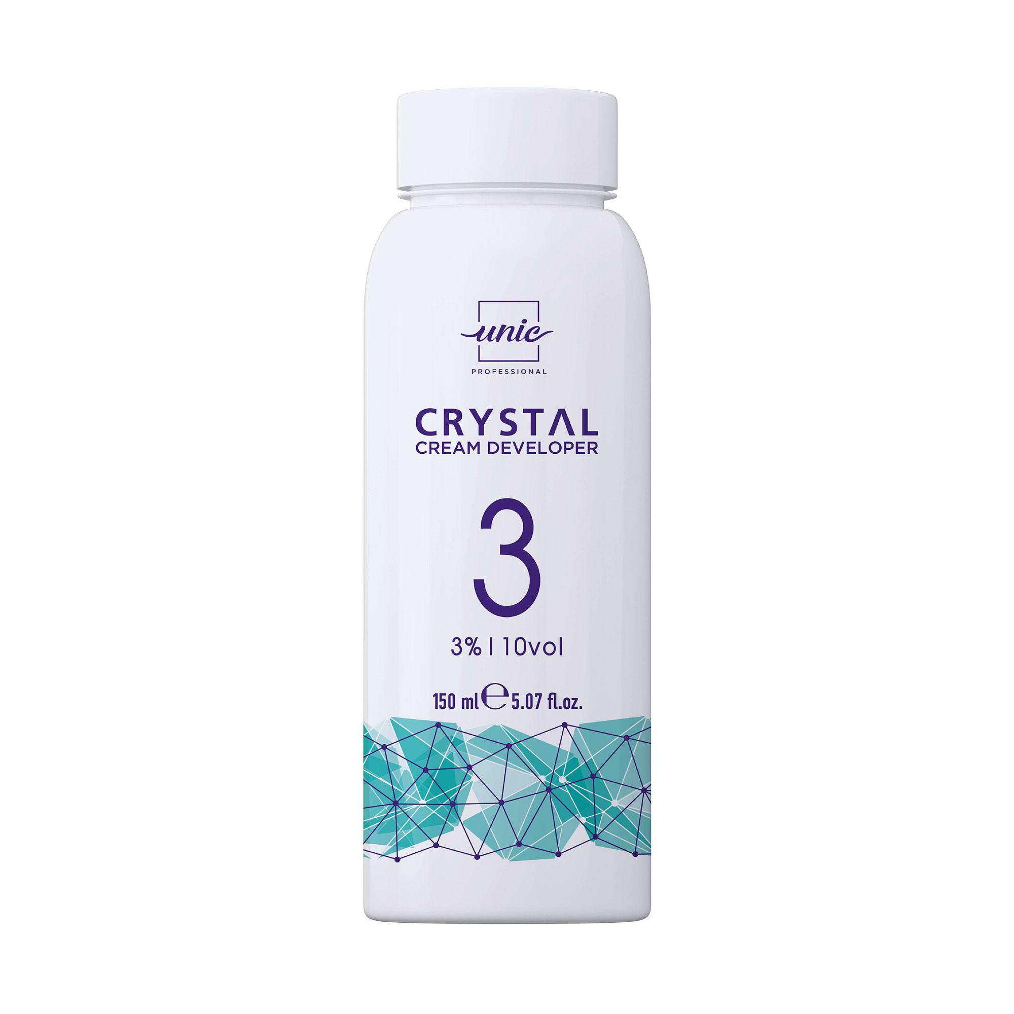 Крем-оксигент для волосся Unic Crystal Cream Developer 10 vol 3%, 150 мл