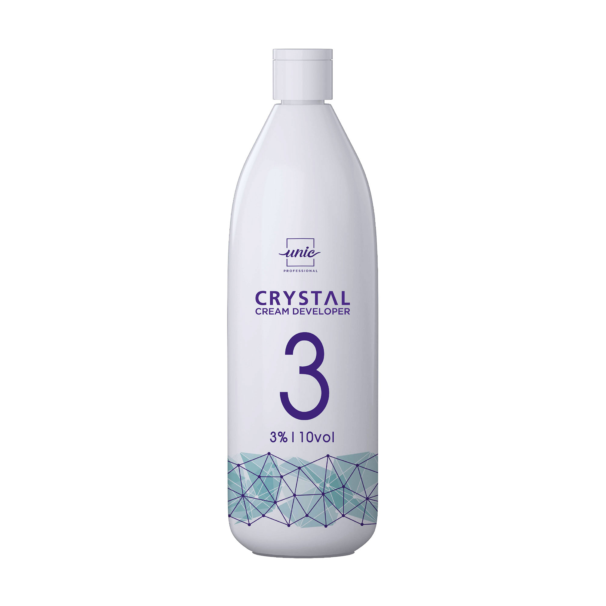 Крем-оксигент для волосся Unic Crystal Cream Developer 10 vol 3%, 1 л